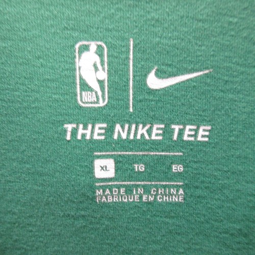 Boston Celtic Nike Hoodie Men's Extra Large Green Embroidered Logo Lightweight - Picture 12 of 23