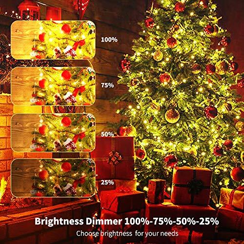 300LED Dual Color Changing Christmas Tree 30M Warm White & Muticolors - Picture 3 of 8