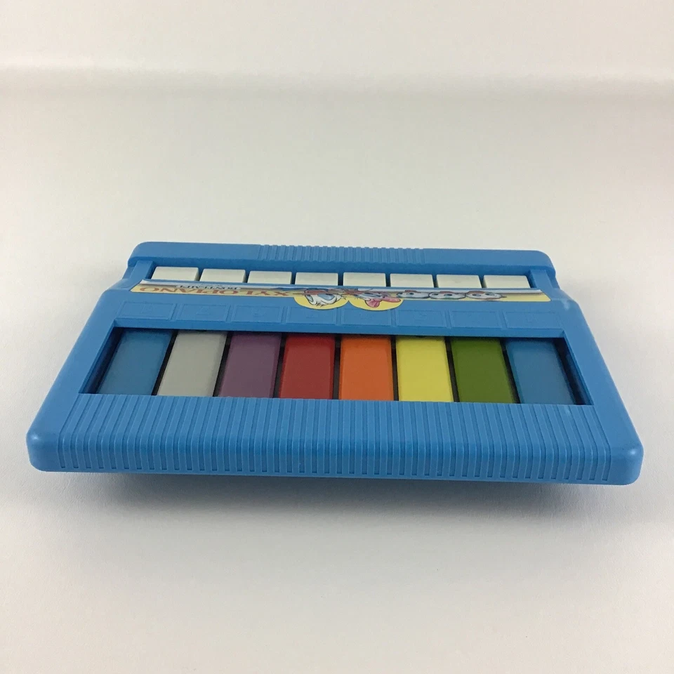 Disney Pato Donald Bontempi Xilopiano Xilófono Piano Instrumento de Música De Colección Foto 4 de 4