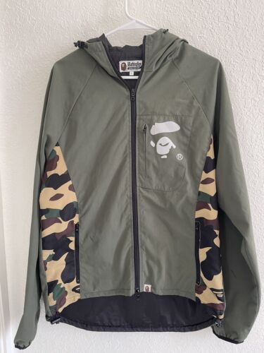 Bape Adult Camouflage Zip Up Jacket Shark Hoodie