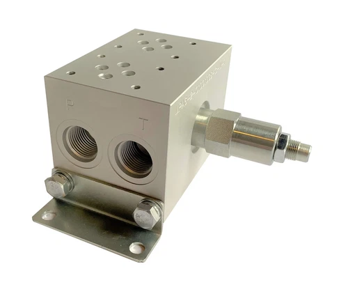 Hydraulic Valve Manifold Parallel 1-5 stations D03/NG6/Cetop-3 pattern Alumin...