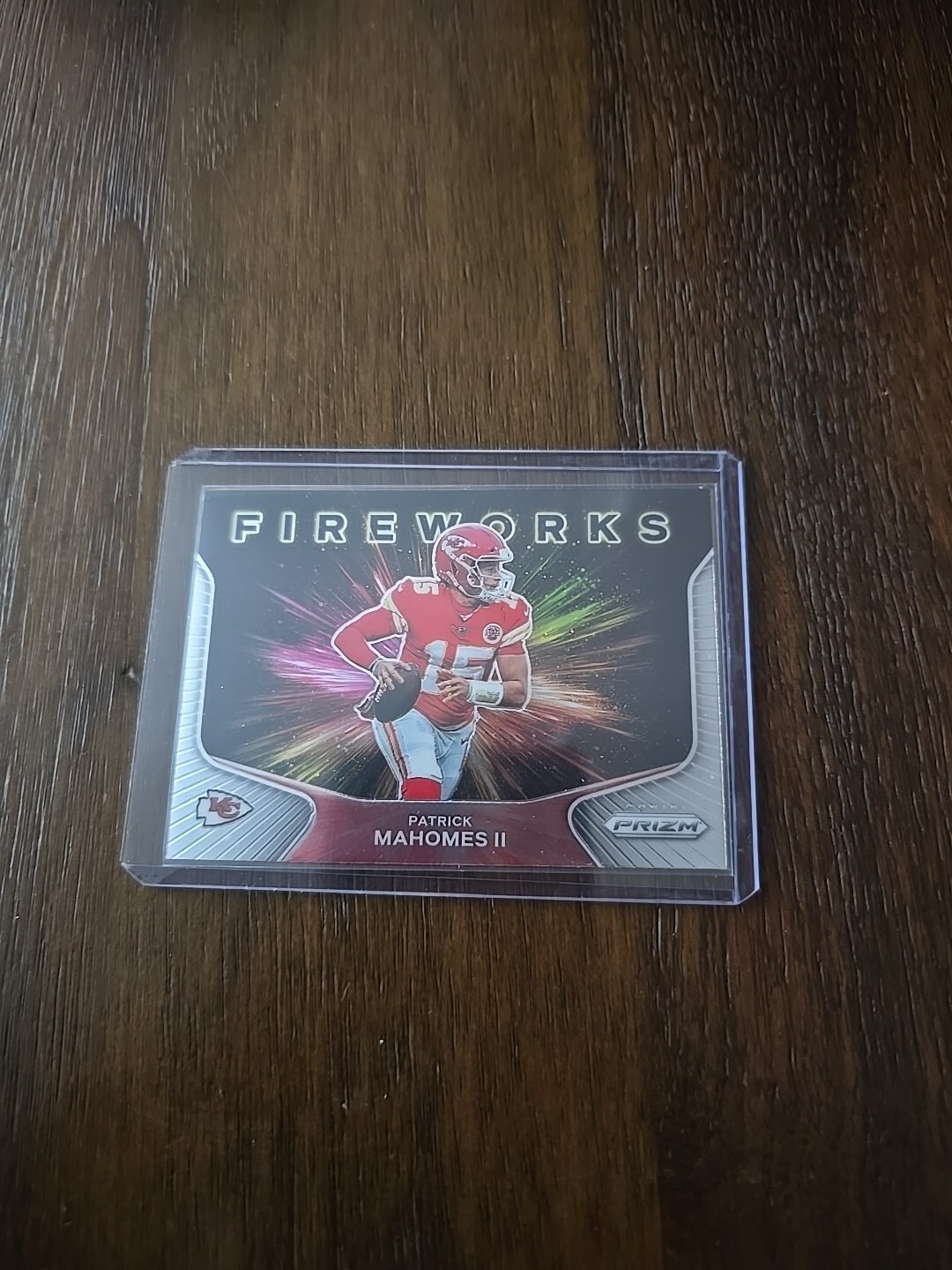 Patrick Mahomes 2020 Panini Prizm Fireworks Insert