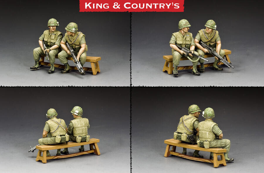 King & Country VN174 Sitting M60 Gun Team Vietnam | eBay