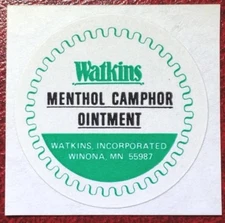 Vintage Watkins Matte Scratch And Sniff Sticker Strong Scent!!