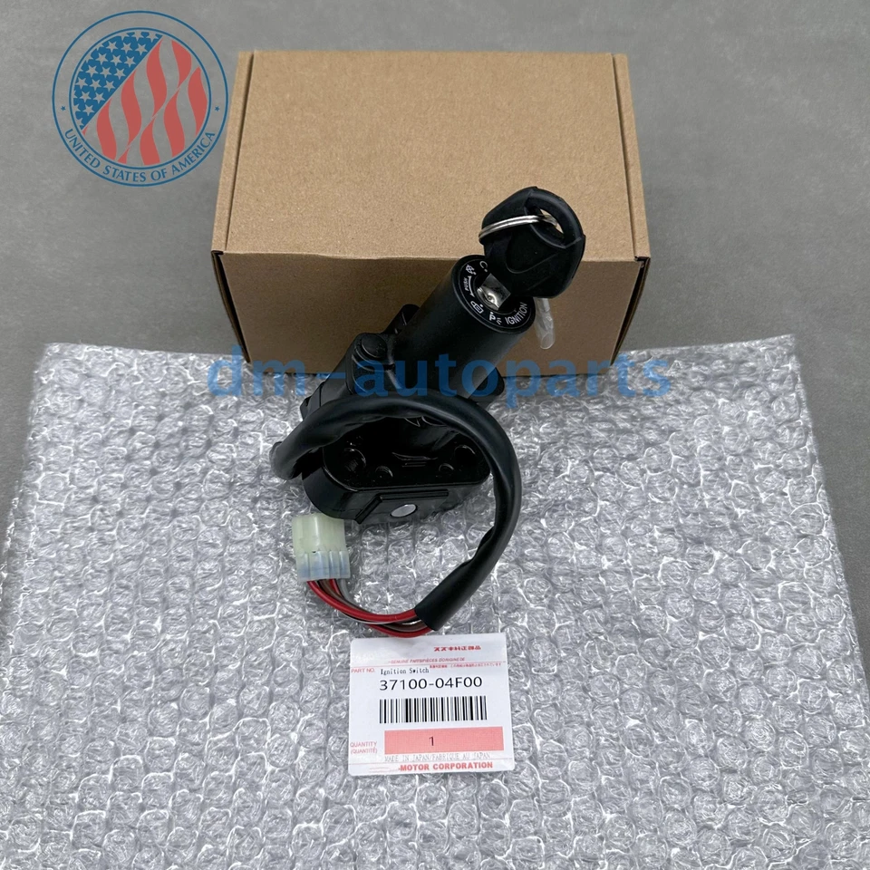 New Ignition Switch With 2 Keys 37100-04F00 Fits For Suzuki 1998-2020 DR650SE US Foto 2 de 4