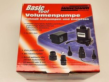 Brüder Mannesmann Kompakte Volumenpumpe Gästebetten 12V+230V 240L/min NEU+OVP