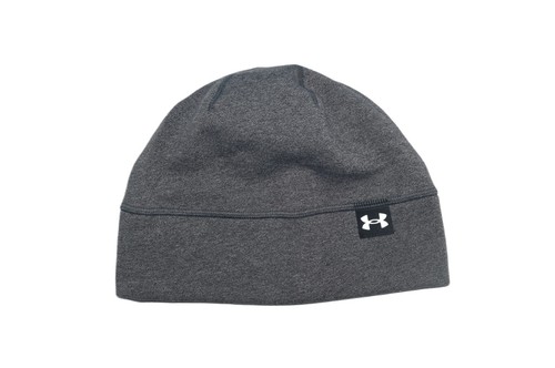 Under armour men Run Beanie Black Heather/Silver Reflective Beanie Road Run OSFM