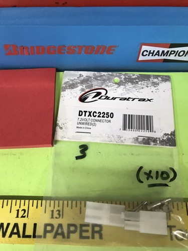Duratrax DTXC2250 7.2VStandard Connector Set Male/Female NewInPack USA Shipped - Picture 7 of 9