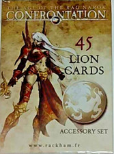 RACKHAM Confrontation: THE AGE OF THE RAG' NAROK LION CARDS ACCLC01