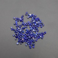 100pcs Natural Lapis Lazuli Stone 3mm Round Cab Cabochon for DIY Jewelry Making