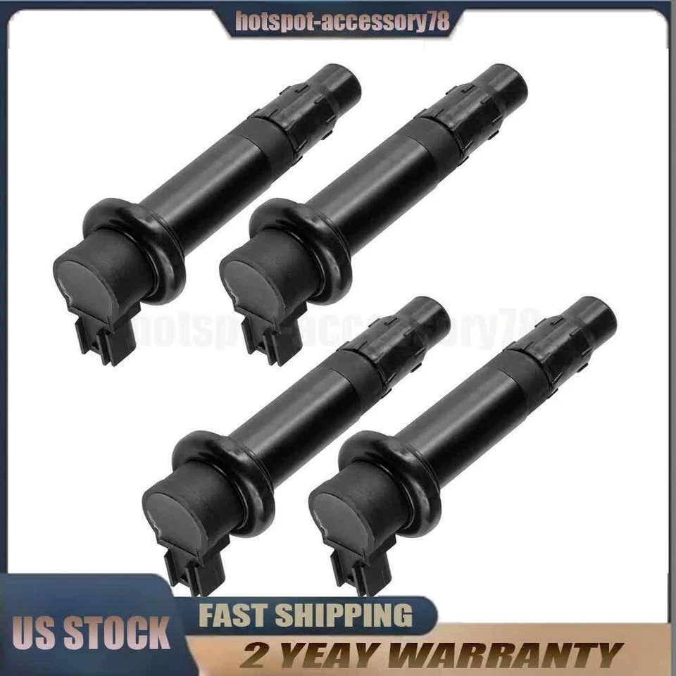 4 bobinas de encendido para Yamaha YZF-R6 YZFR6 2008 2009 2010 2011 2012 2013 2014-2016 Foto 3 de 4