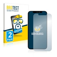 2X Apple Iphone 12 Pro Max Displayschutzfolie Transparent