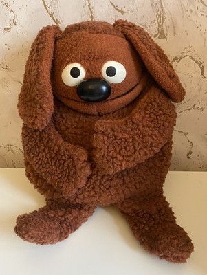 Vintage Rowlf Muppets Puppet Soft Toy Fisher Price 1977 Rolf