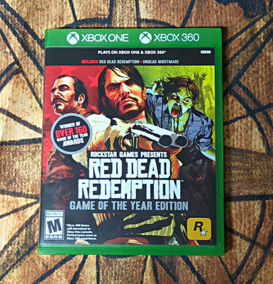 Rockstar Red Dead Redemption GOTY Edition - Xbox One/Xbox 360 Complete With Map