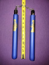 Toy Nunchucks, Bruce Lee, Foam Padded, 12 Inch, Karate, Martial Arts, Kung Fu