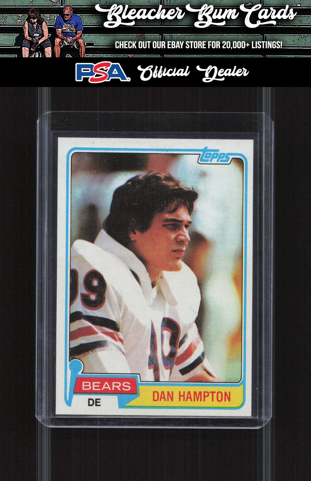 1981 Topps 316 Dan Hampton Rookie