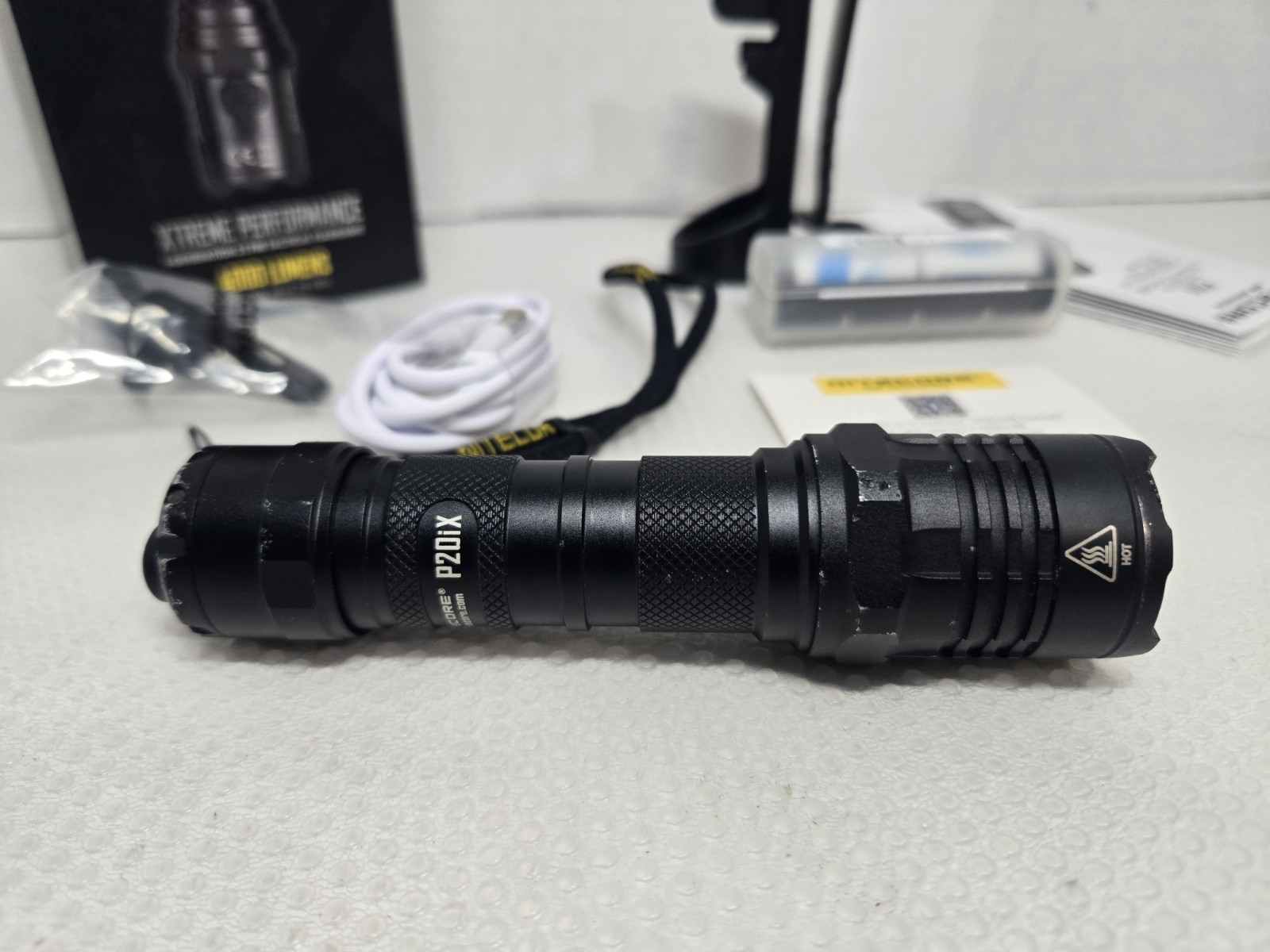 NITECORE P20iX 4000 Lumen USB-C Rechargeable Tactical Flashlight 