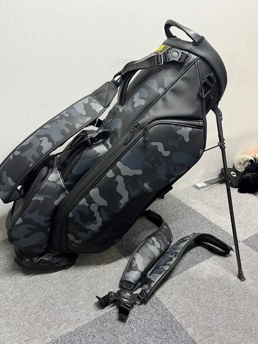 【新品】G/FORE×VESSEL TRANSPORTER IIIキャディバッグ G FORE x VESSEL Stand Caddy Bag Transporter 3 Black