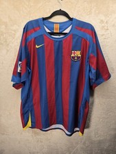 Maglia FC Barcelona Autentica Originale 2005/06 Nike Home 'Puyol 5' Nameset XL