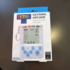 Fizz Tetris Keyring Arcade Handheld Arcade Original Sounds+Gameplay New In Box