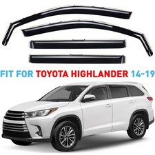 Side Window Deflectors Rain Guards for 2014-2019 Toyota Highlander