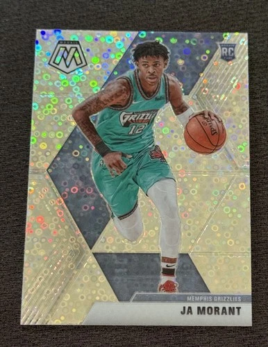 2019-20 Panini Mosaic - Ja Morant (RC) #219 Silver Fast Break Prizm - TRUE RC