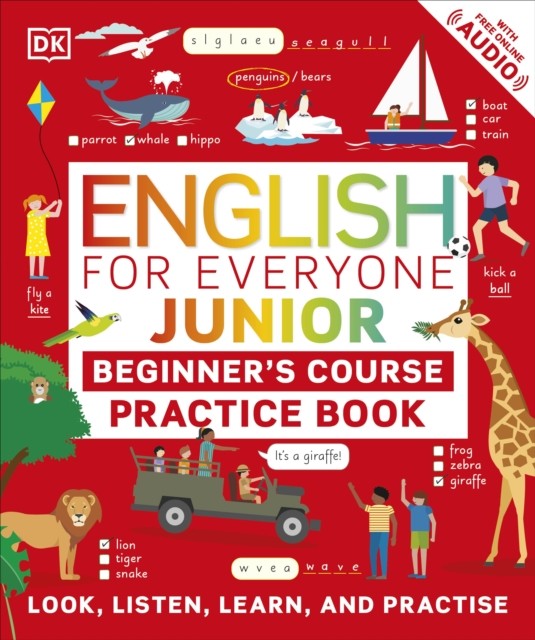 English for Everyone Junior Beginner's Practice Book by DK (Paperback Book)
