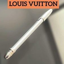 Louis Vuitton Agenda GM Ballpoint Pen Gray N75005 Twist Type 4.3 in