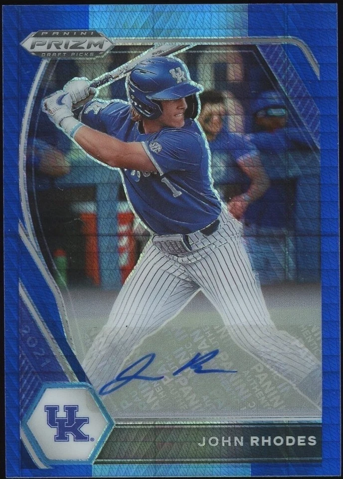 Blue & Carolina Blue Hyper Prizm Autographs