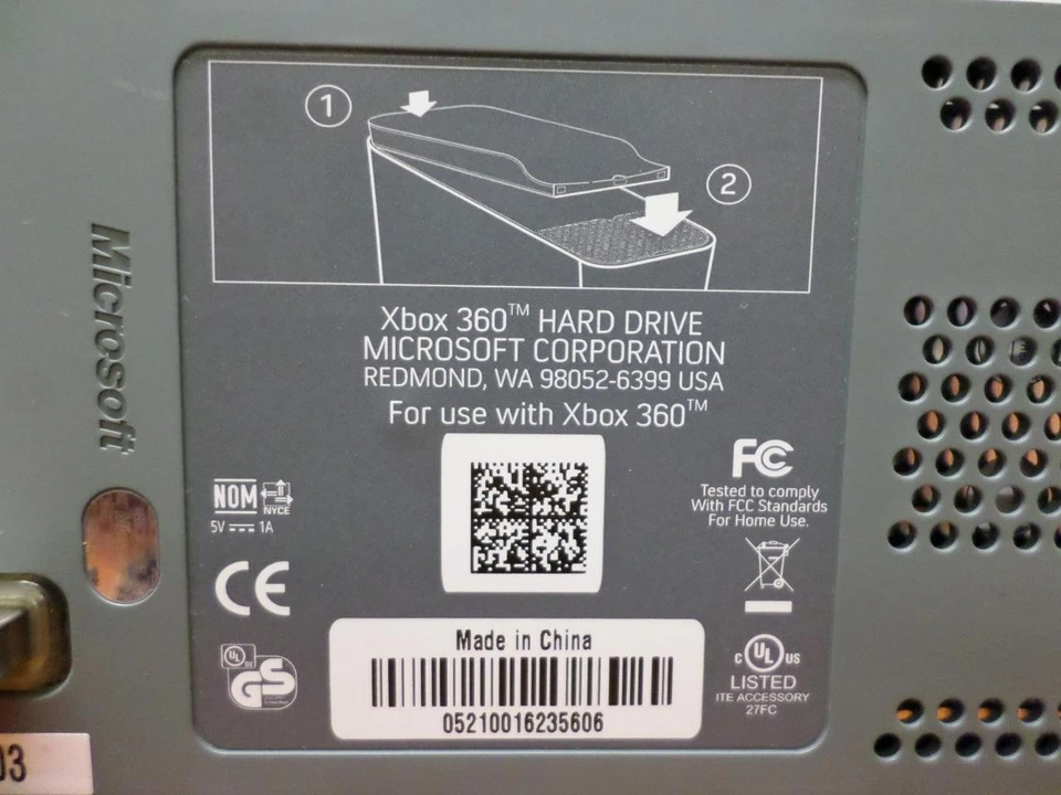 GENUINE MICROSOFT HDD XBOX 360 20GB HARD DRIVE (X804675-003) - Image 4 of 4