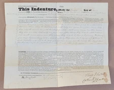 1830 Columbia Co. NY Land Deed – Germantown Elsworth Lasher – 15x13”