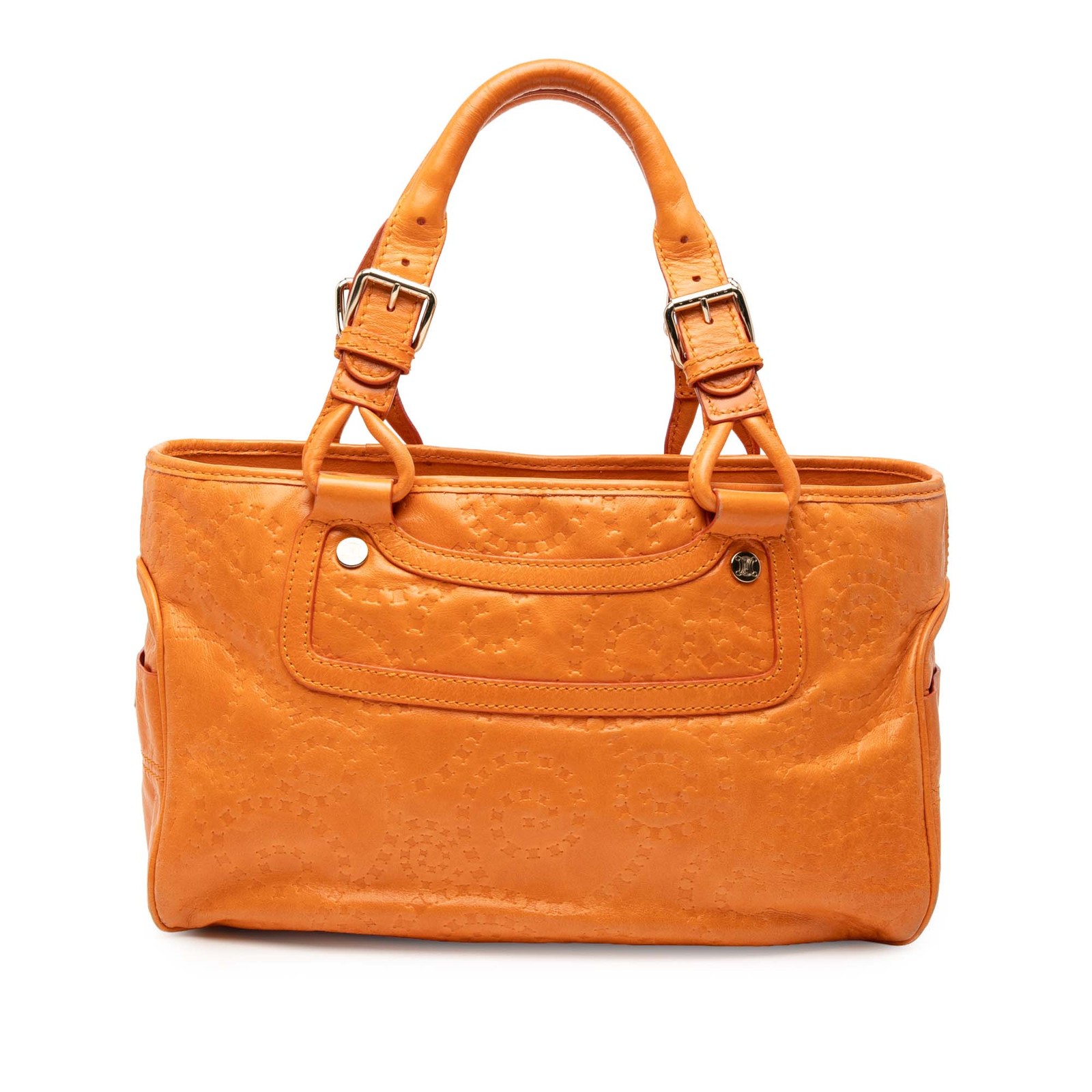 Authenticated Celine Spiraling Macadam Embossed B… - image 1