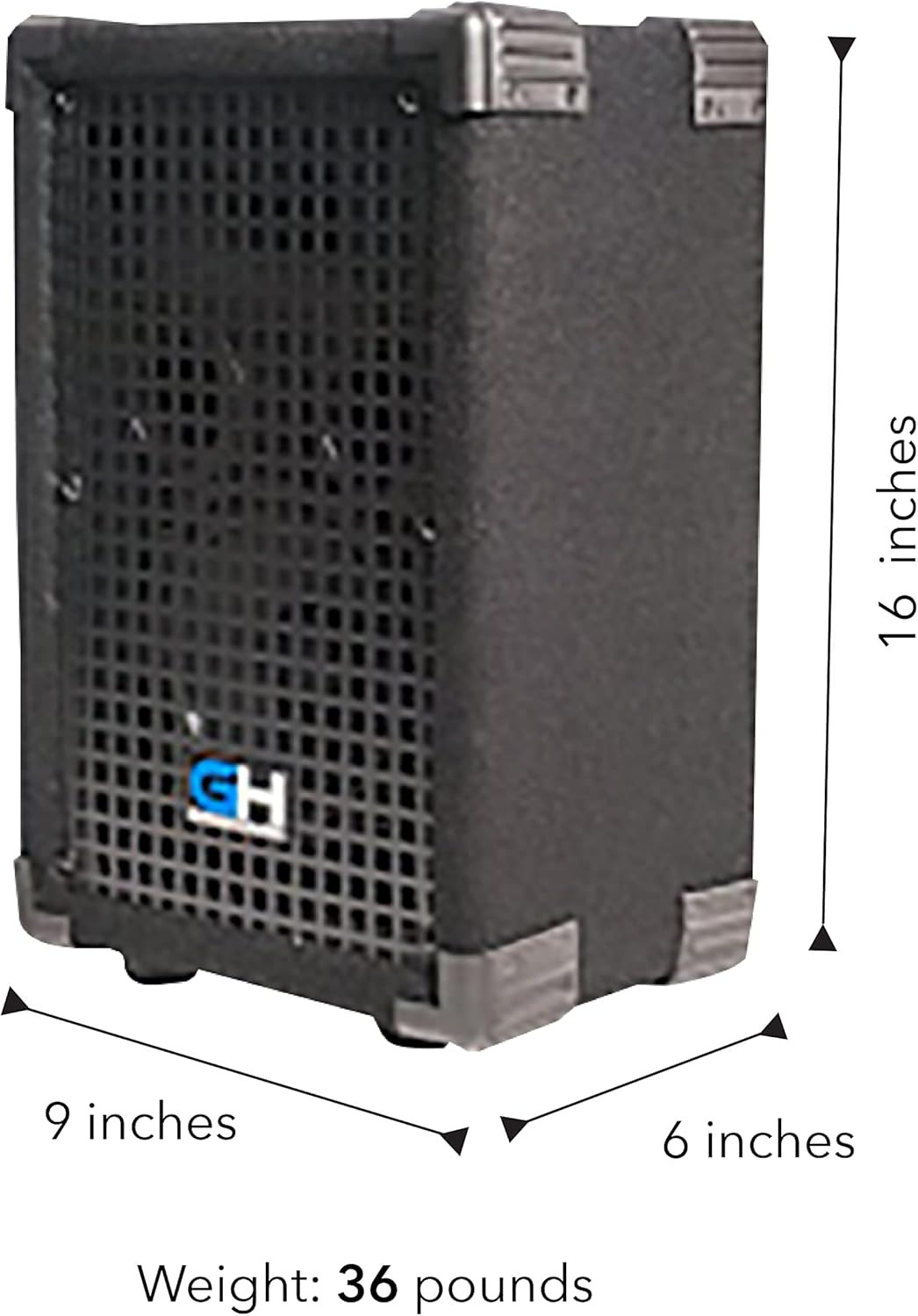 - GH6L - Passive 6 Inch 2-Way PA/DJ Loudspeaker Cabinet - 400 Watt Full Range PA