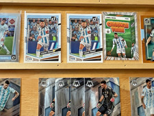 Argentina National Team Soccer Cards Lot – 71 Cards – Messi Maradona Alvarez