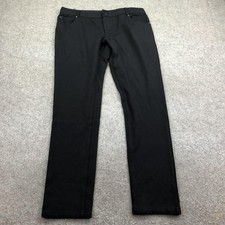 Tory Burch Pants Womens Small Black Twill Jegging Slim Stretch Pockets Casual