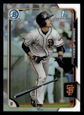 2015  Bowman Chrome #79 Ronnie Jebavy 1st Refractor San Francisco Giants