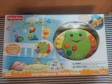 New Fisher Price Smart Response Musical Crib Mobile TURNS ON WHEN BABY CRIES