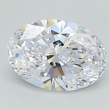 1.07ct Oval Lab Grown Loose Diamond GIA Certified D/VS1 + Free Ring (5221768087) 1217.61 per carat