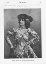 SENOR VELASCO Spanish Dancer in 'Don Juan's Last Wager' - Antique Print 1900