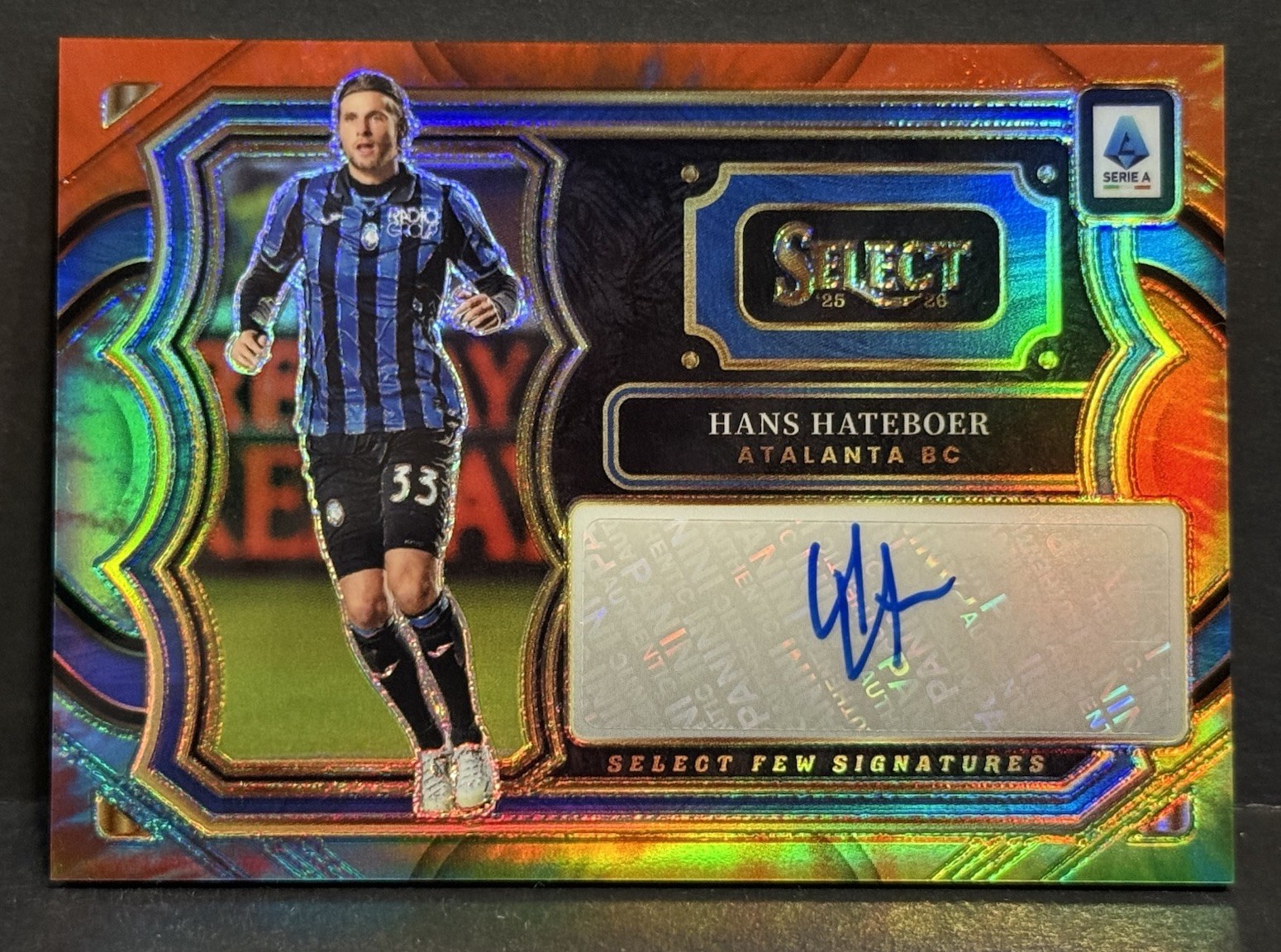 2025-26 Select Serie A Atalanta Hans Hateboer Select Few Auto Tie Dye /25