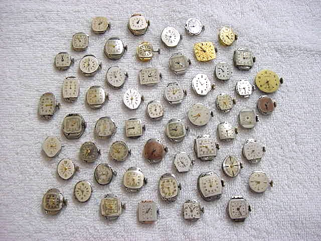 LOT OF  50 + Vintage antique mechanical BULOVA ELGIN + other watch watches
