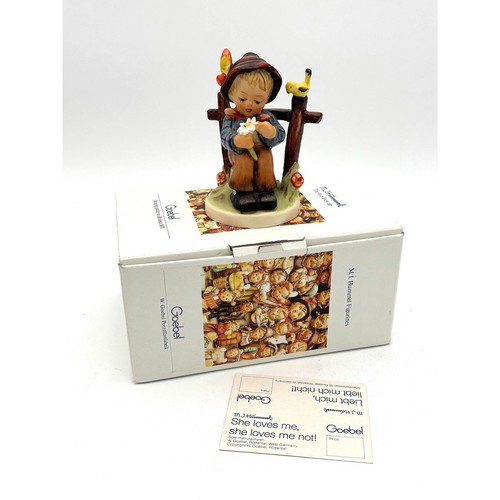 Vintage 1987 Goebel Hummel Figurine, She Loves Me Not