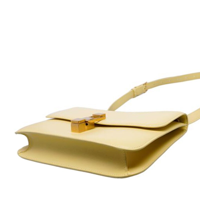 Borsa a tracolla Saint Laurent gialla Carré 633214 117085272