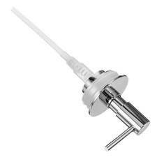 Durable Silver Soap Pump Replacement for Kitchen and Bathroom Bottles