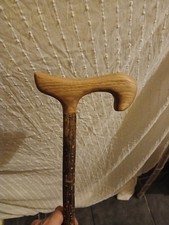 Walking Stick cane handmade oak not shillelagh 
