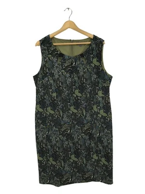 MANGUUN Etuikleid Damen Kleid Gr. DE 46 khaki-schwarz Elegant - Bild 1 von 4