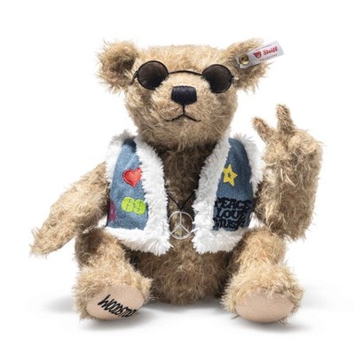 Steiff Rocks! Woodstock Mohair Limited Edition Teddy Bear EAN 356384