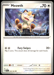 Meowth 048/064 Shrouded Fable Common