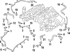Genuine Nissan Water Inlet Pipe 14499-6GP0A