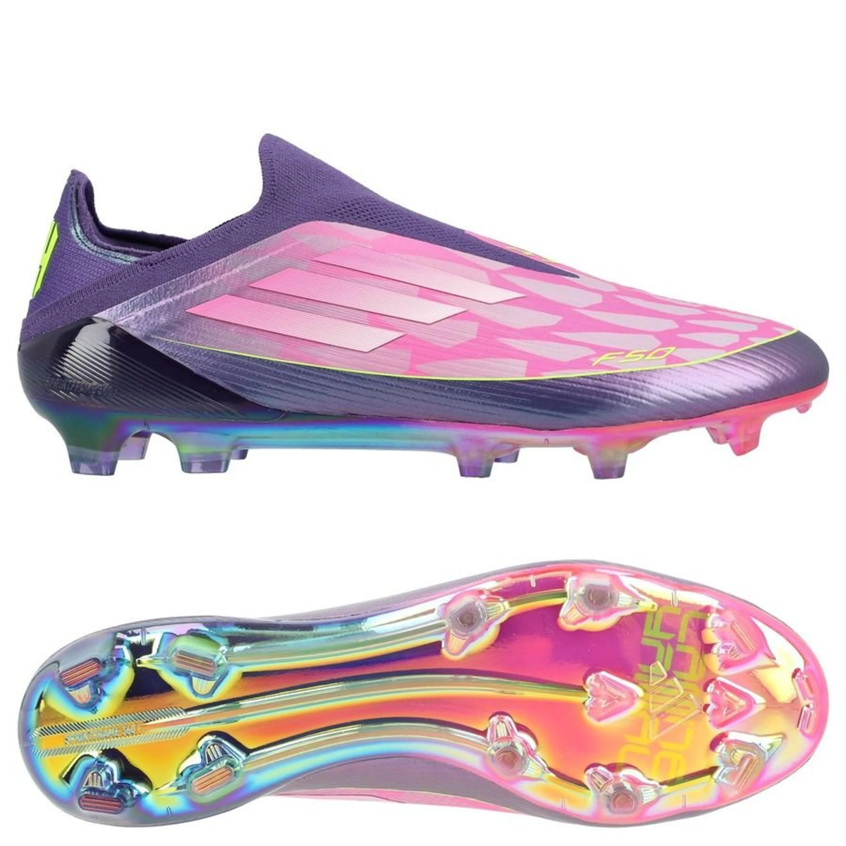 adidas F50 Elite Laceless FG Lamine Yamal Shoes Barcelona Cleats